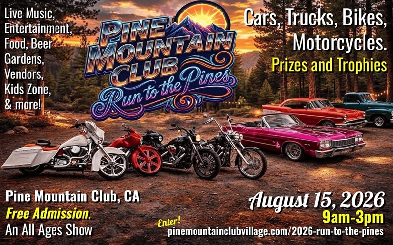 Run To The Pines Auto Show flyer August 2026